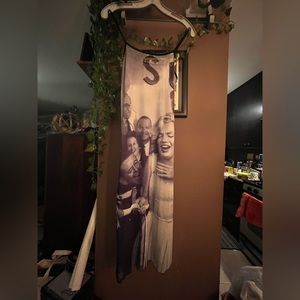 Mesh Marilyn Monroe dress